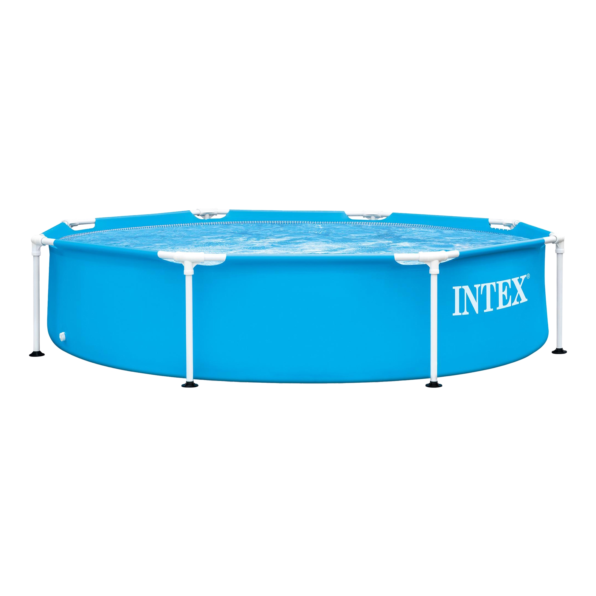 Intex Piscine familiale enfants avec cadre métallique hors sol 244 x 51 cm  ronde - Jardiland