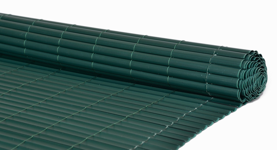 Canisse plastique simple face vert - L.300 x l.1 x H.100 cm