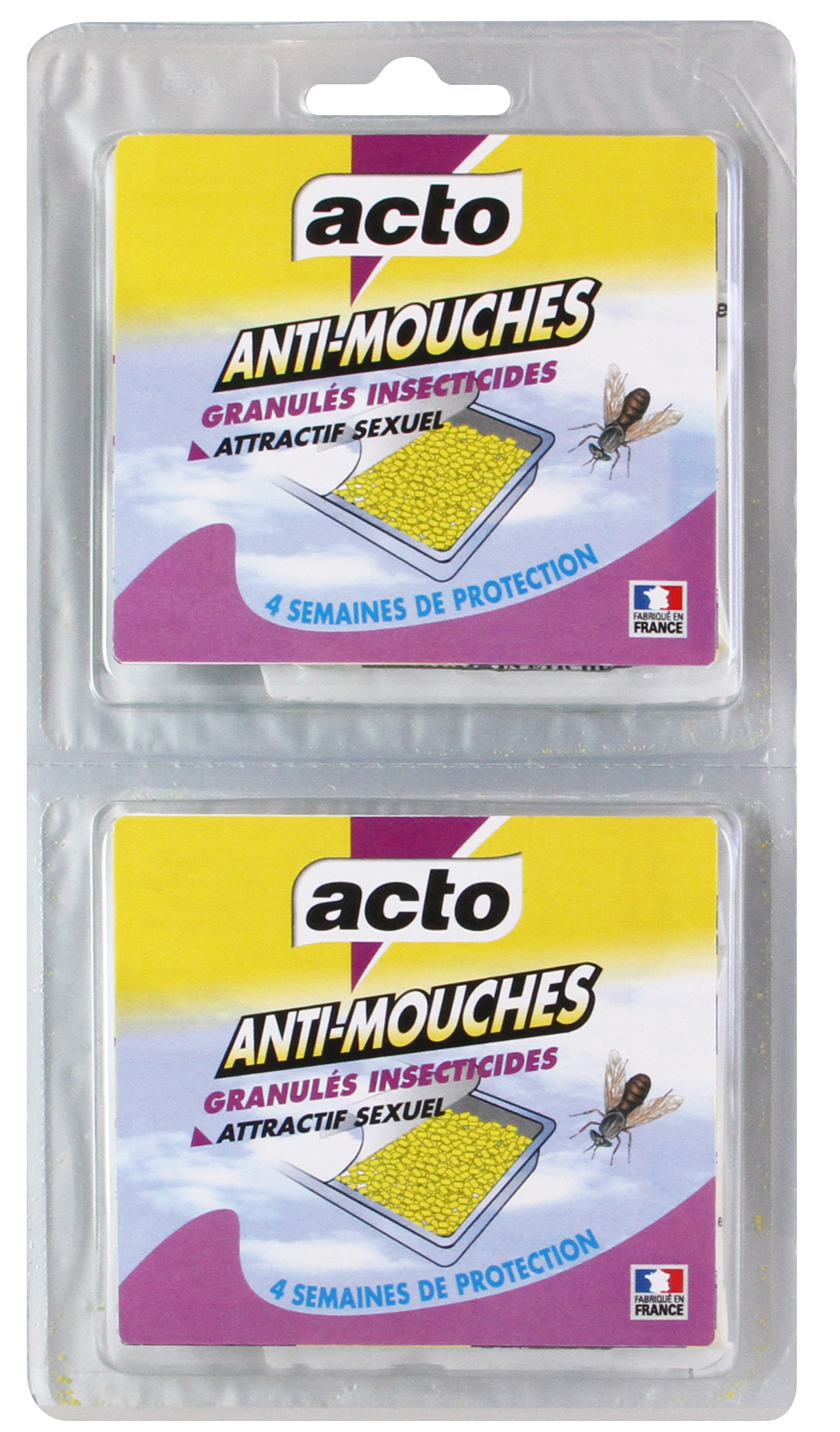 Acto - Granulés anti-mouches - 2 x 20 g - Jardiland