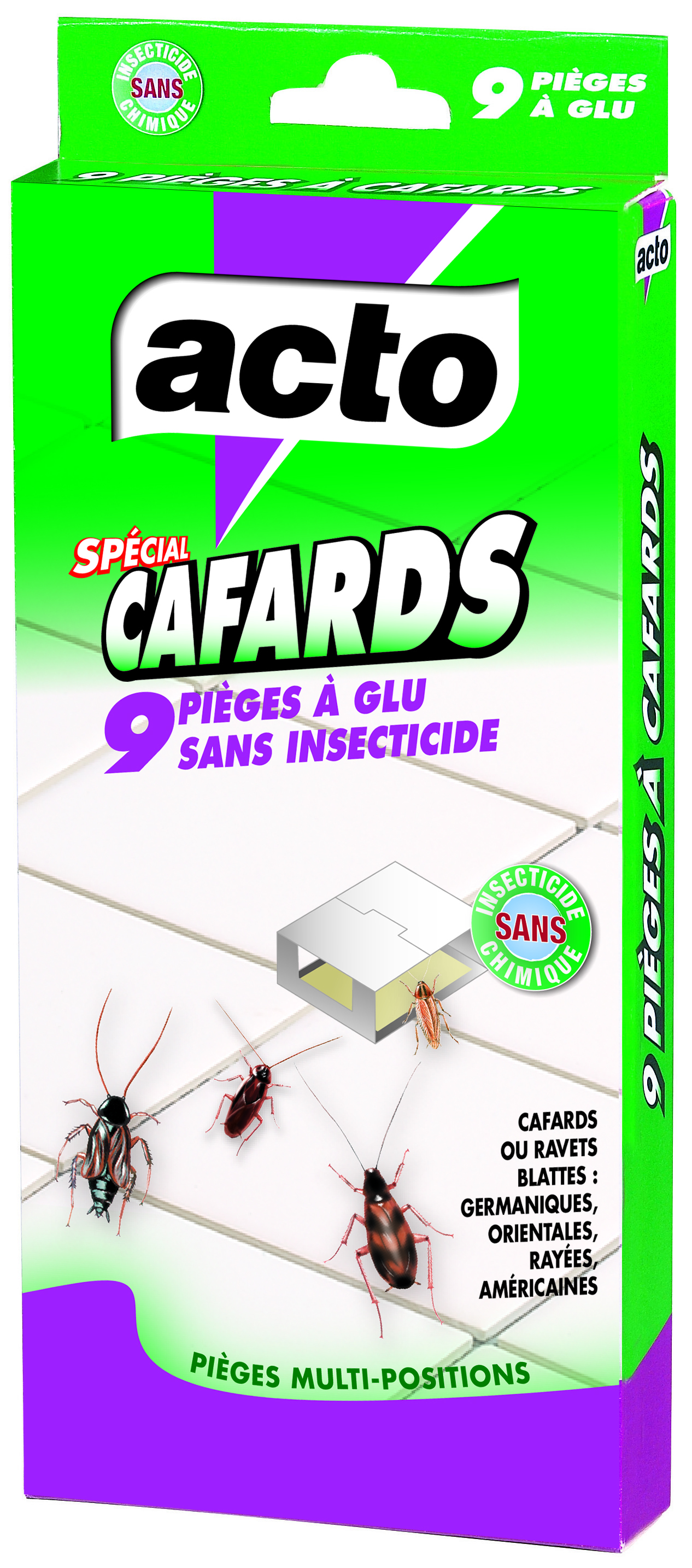 5 PIEGES A CAFARDS / BLATTES STICKY BOX - Jardinerie Marius Ferrat