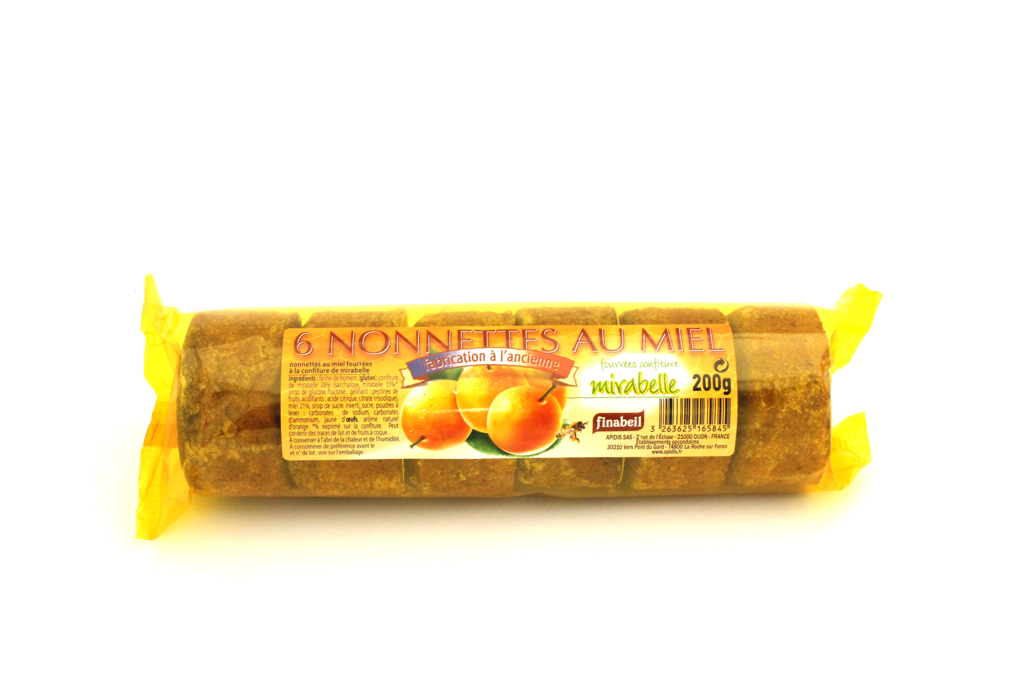 Nonnette à la confiture d'abricot 65g - Délices des Abeilles : miels et  nougats en Creuse