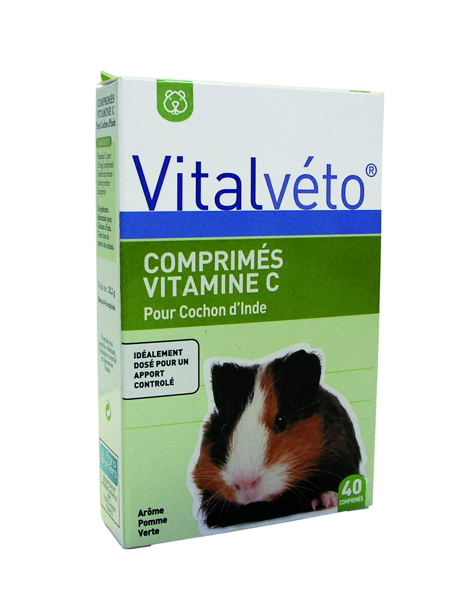 Comprimés de vitamines C pour cochon d'inde