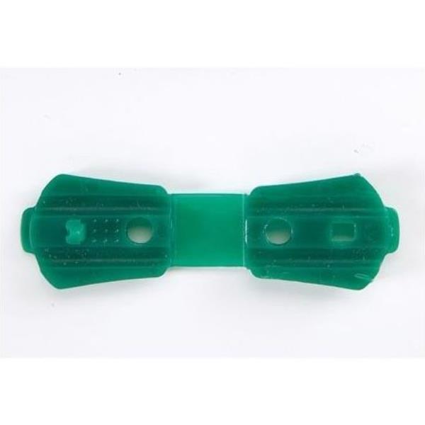 Clips de fixation pour brise vue vert, spécial panneau rigide x10.