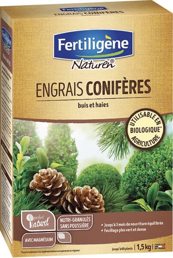 FERTILIGENE - Engrais Arbres Arbustes Buis Conifères 700g