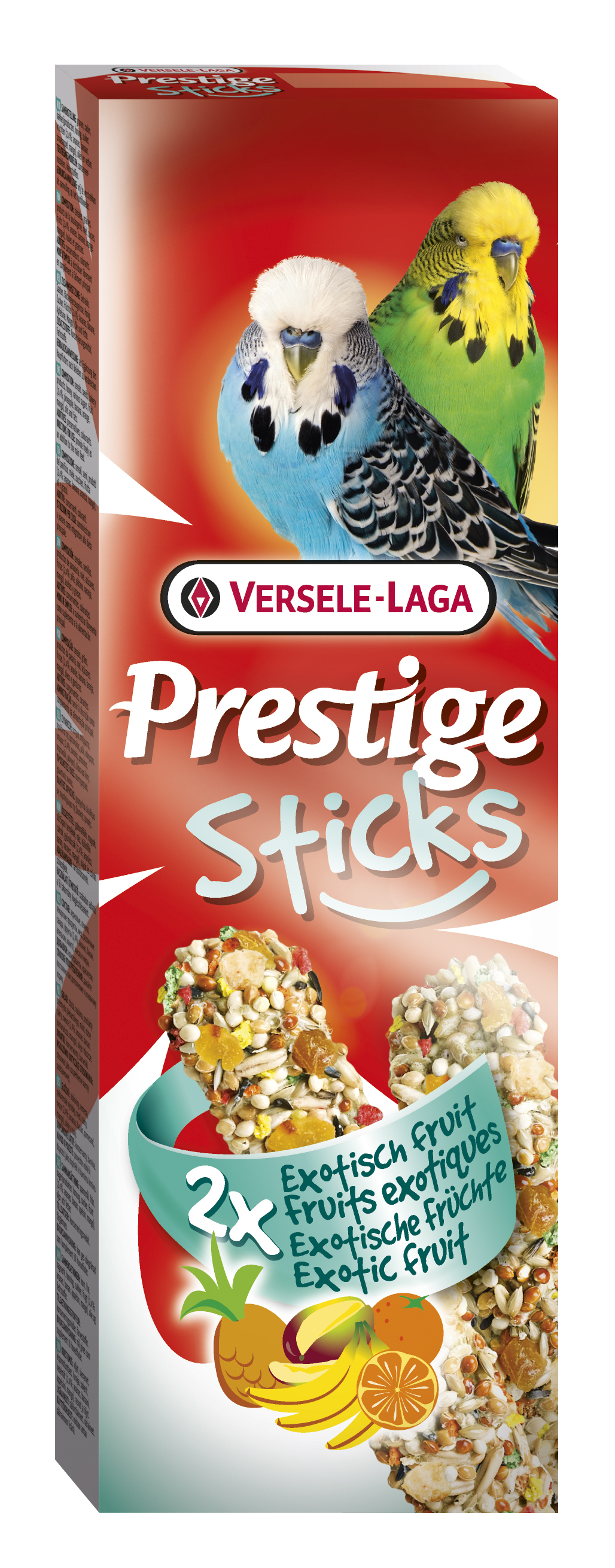 Prestige Sticks Perruches Oeufs & Ecailles d'huîtres 2x30 g - Gamm