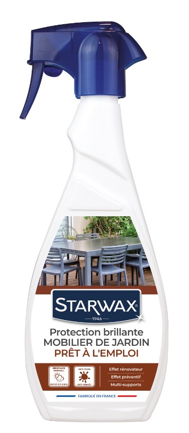 Starwax - Protection brillante mobilier de jardin 500 ml - Gamm vert