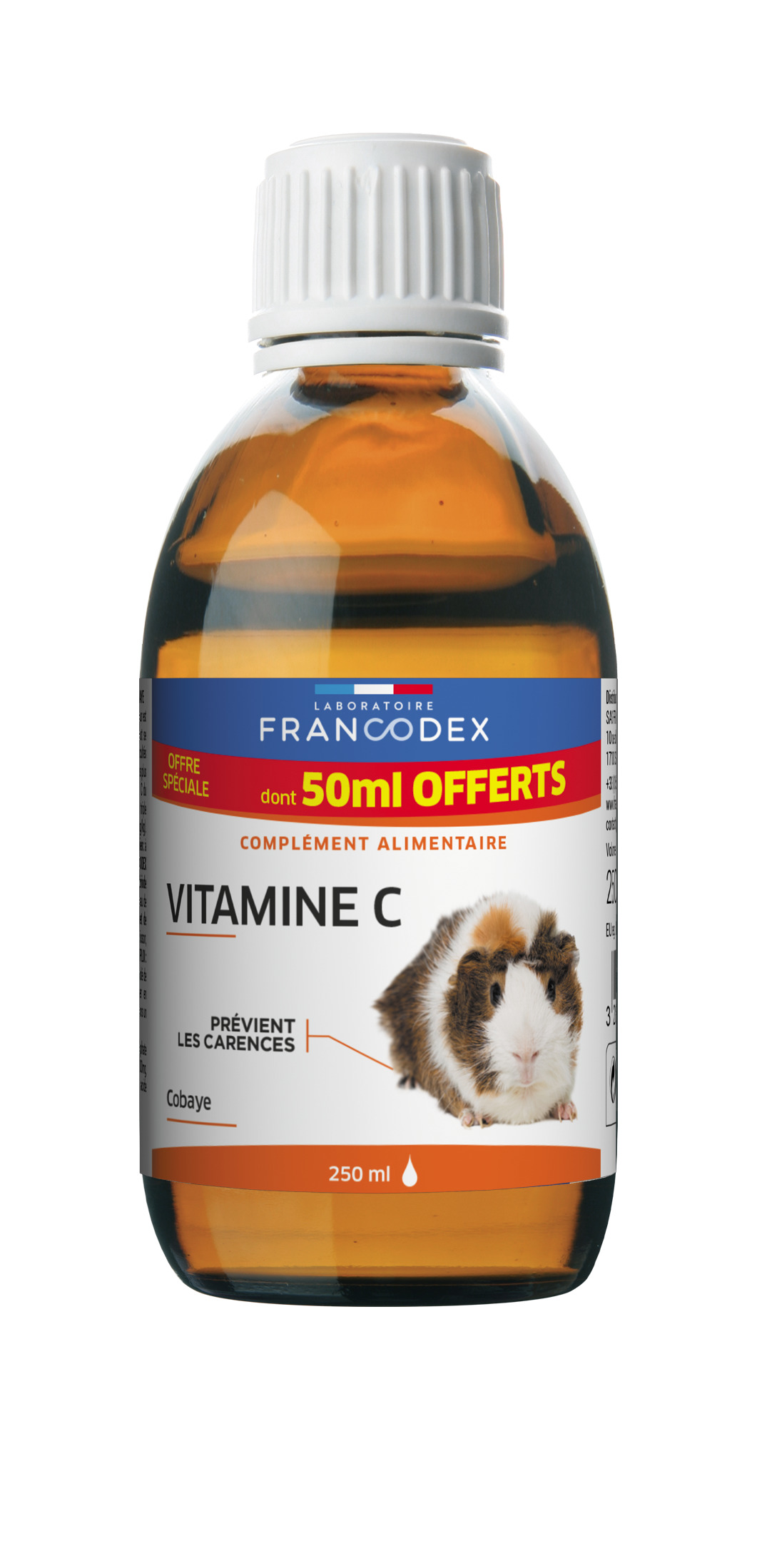 Comprimés de vitamines C pour cochon d'inde