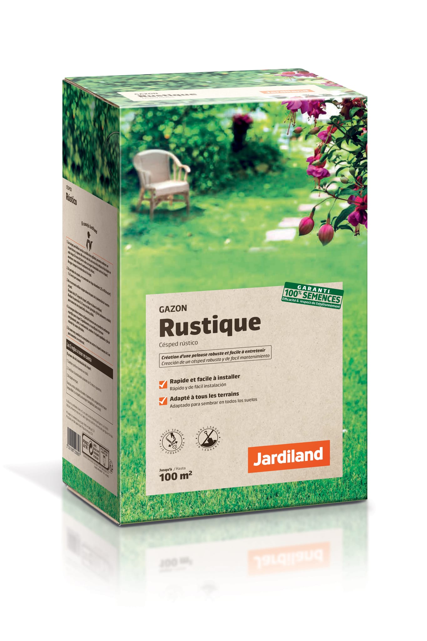 Gazon rustique Jardiland jusqu'à 100 m2