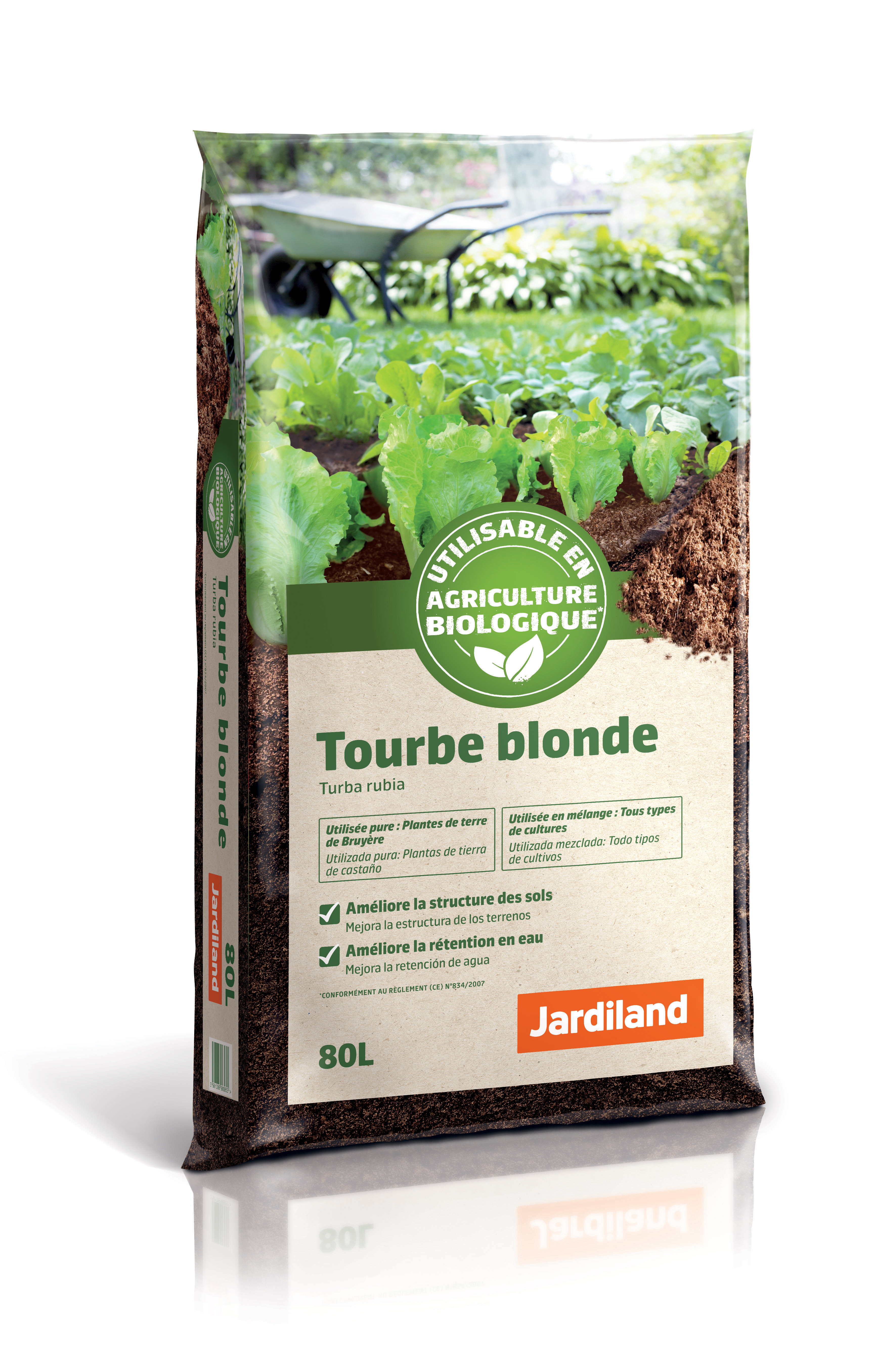 Tourbe blonde - Terre végétale et terreaux 