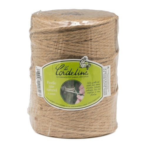 La Cordeline - Pelote de coton câblé naturel Ø2,5 mm ± 35 m