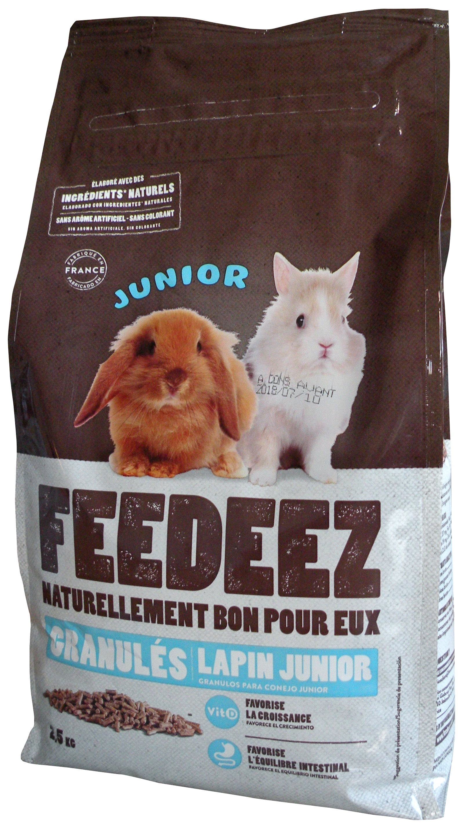 Feedeez - Granules Lapin Junior 2,5Kg