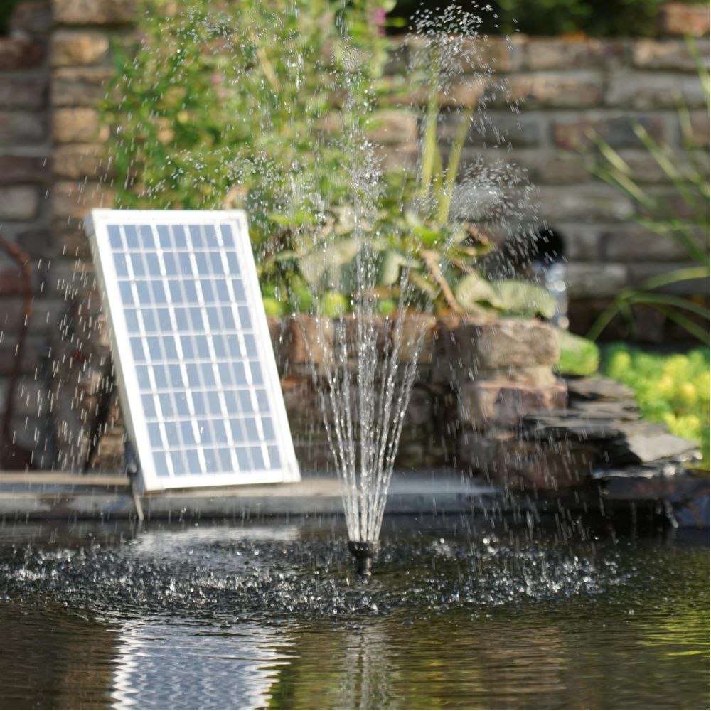 Pompe fontaine jets d'eau solaire pour bassin, vente au meilleur