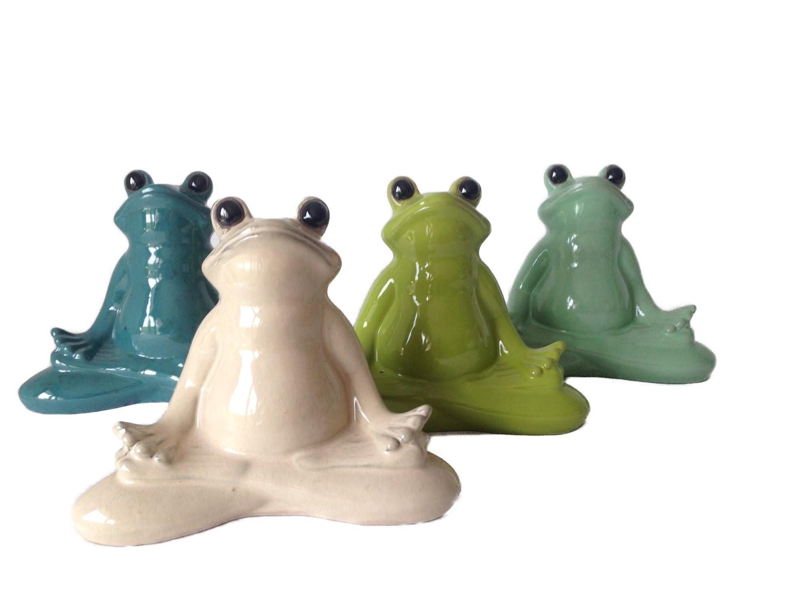 Midene Céramique Jardin Décor Grenouille Prince GKR66 Piquet De Jardin  Antigel À La Main Peint À La Main Piquet De Pelouse En Céramique Boule De  Jardin -  France