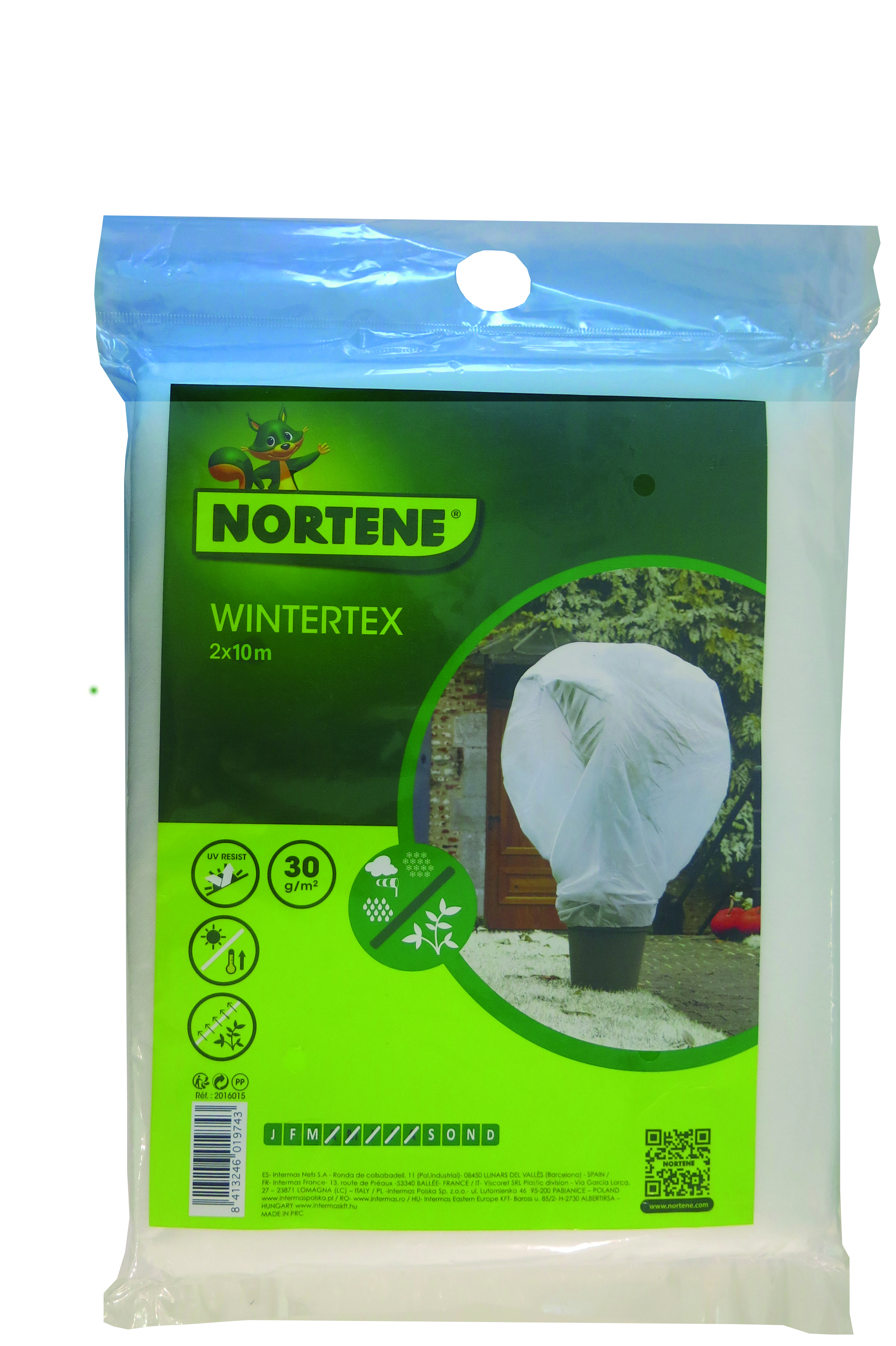 Voile d'hivernage NORTENE Wintertex l.2 x H.5 m 30 g/m² - Gamm vert