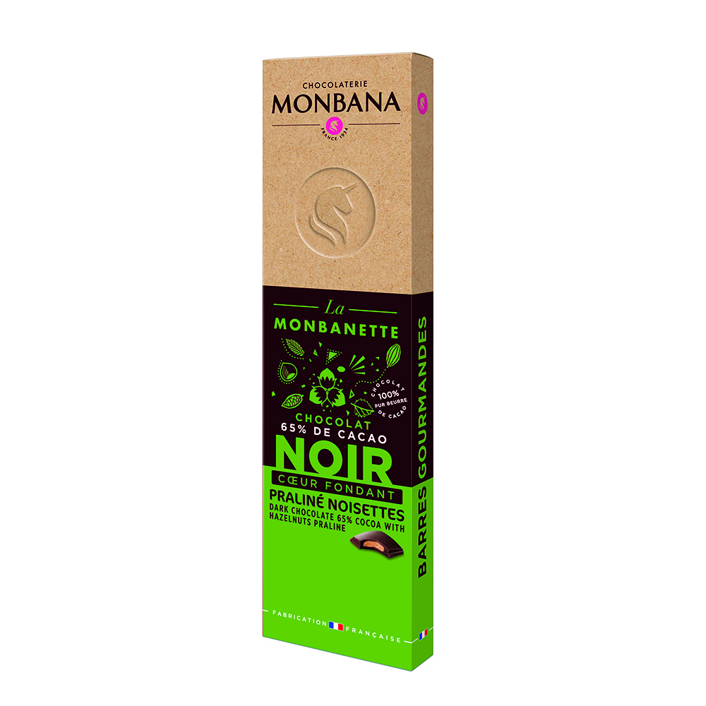 Monbana - Tablette de chocolat noir 300 g - Gamm vert