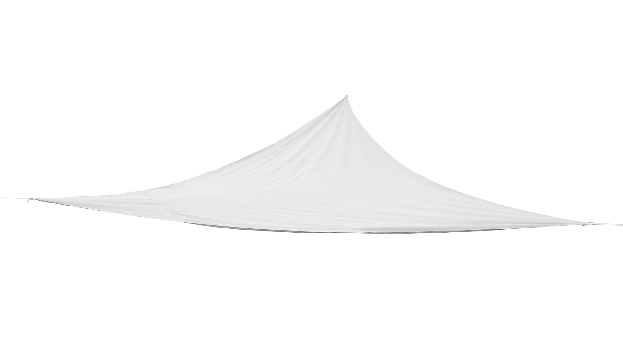 Voile d'ombrage imperméable triangle polyester natural 5m ECLOZ