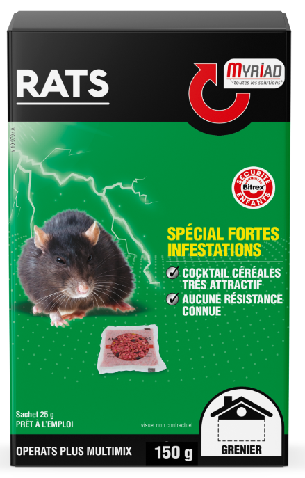 Blocs répulsifs anti rats & souris 240 g - Jardiland