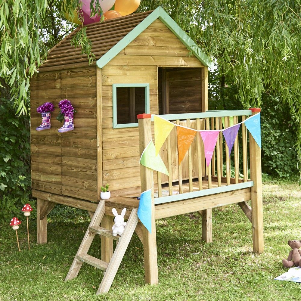 Maison de jardin enfant en bois plus intéressante que la vôtree taille  réelle