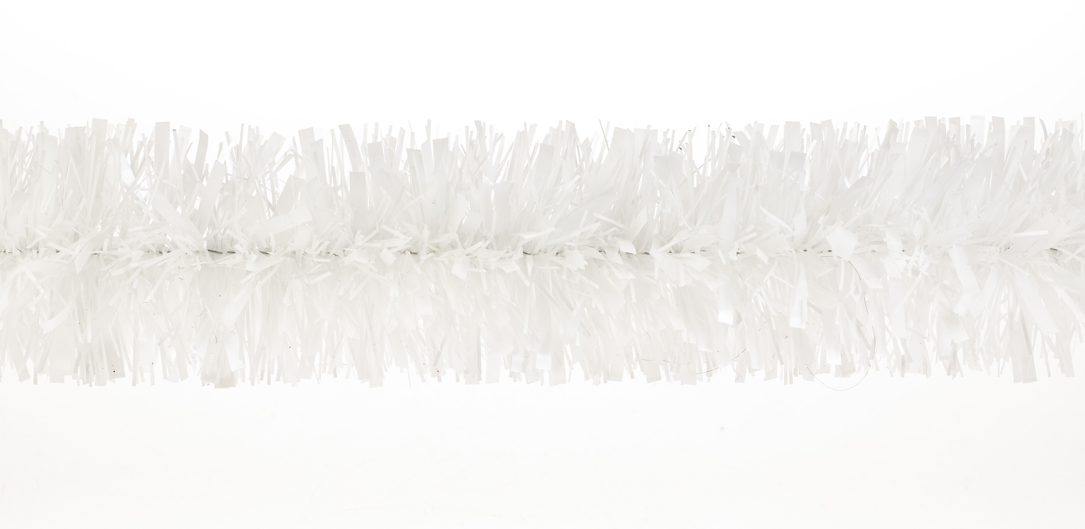 Guirlande scintillante blanche ornée de flocons L200 cm