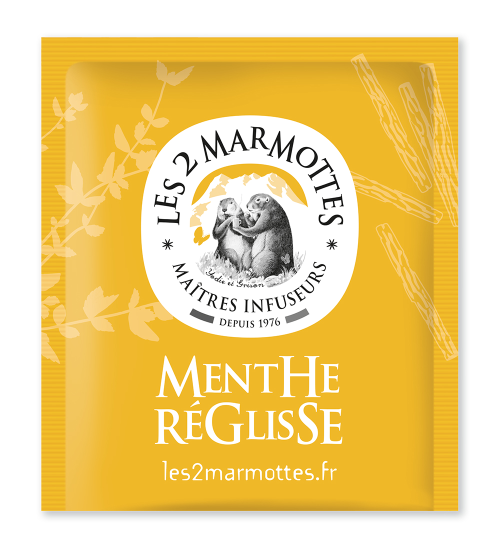 Les 2 marmottes - LES 2 MARMOTTES INFUSION MENTHE REGLISSE 42G