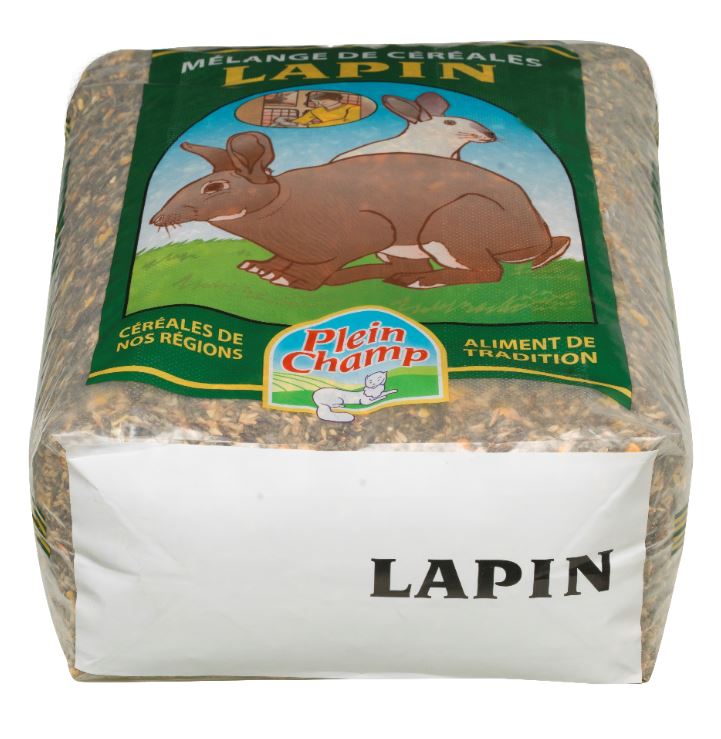 Mélange de céréales et granulés pour lapin fermier 25 kg - Gamm vert