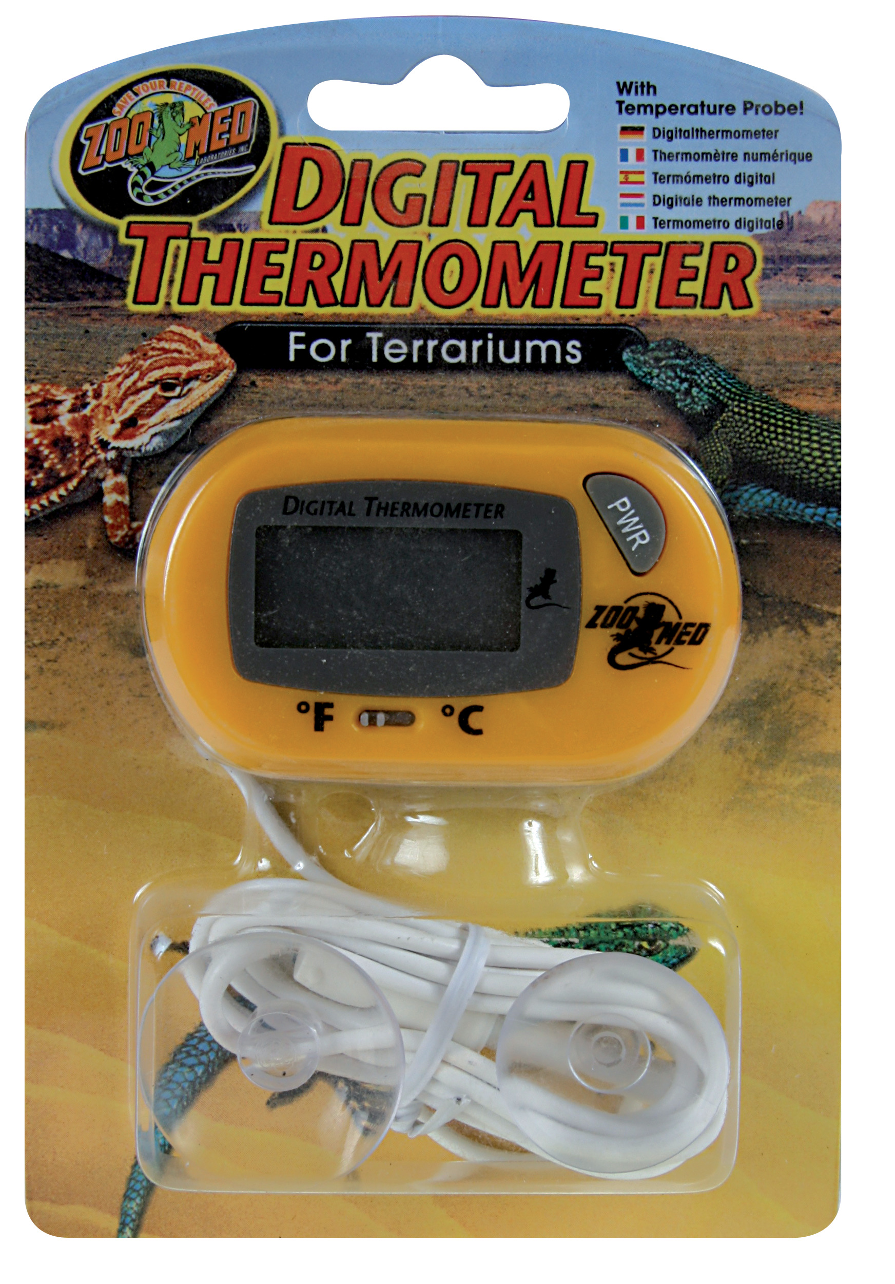 Thermomètre digital avec sonde- terrarium. animallparadise