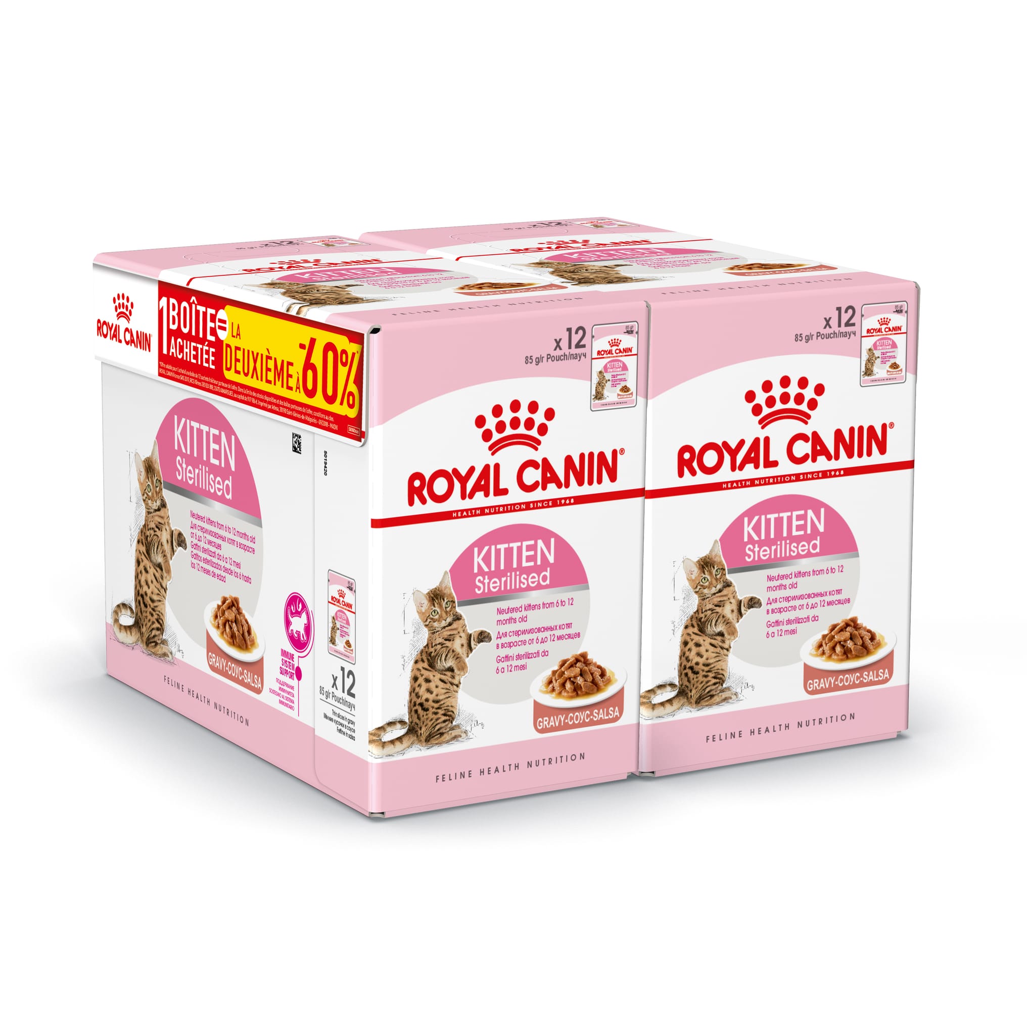 Aliment nutritionnel chaton en sauce - ROYAL CANIN