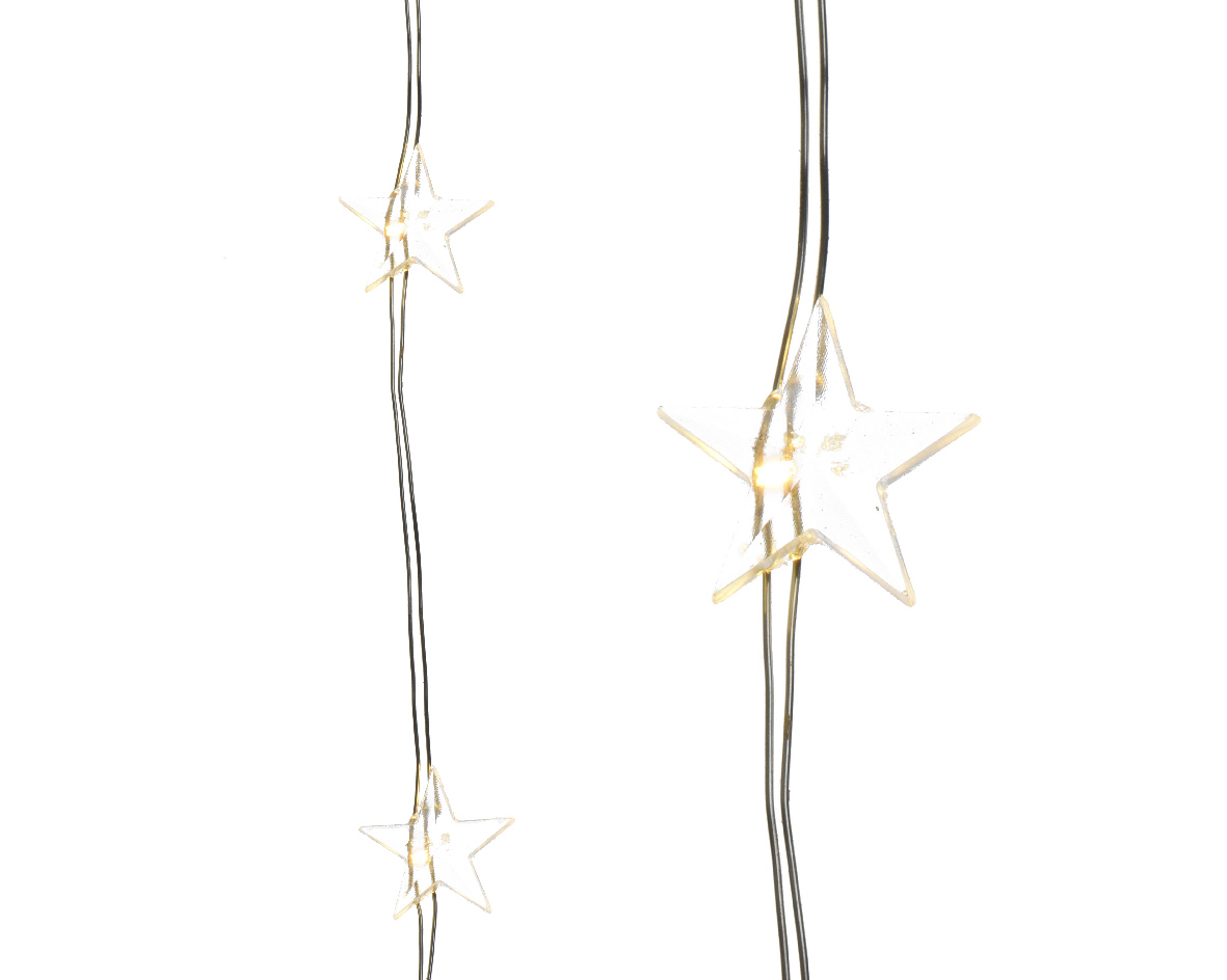 Guirlande étoilée lumineuse Gardiole L.380 cm