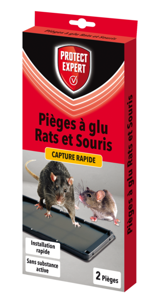 Acto Piège à glu rats et souris x 2