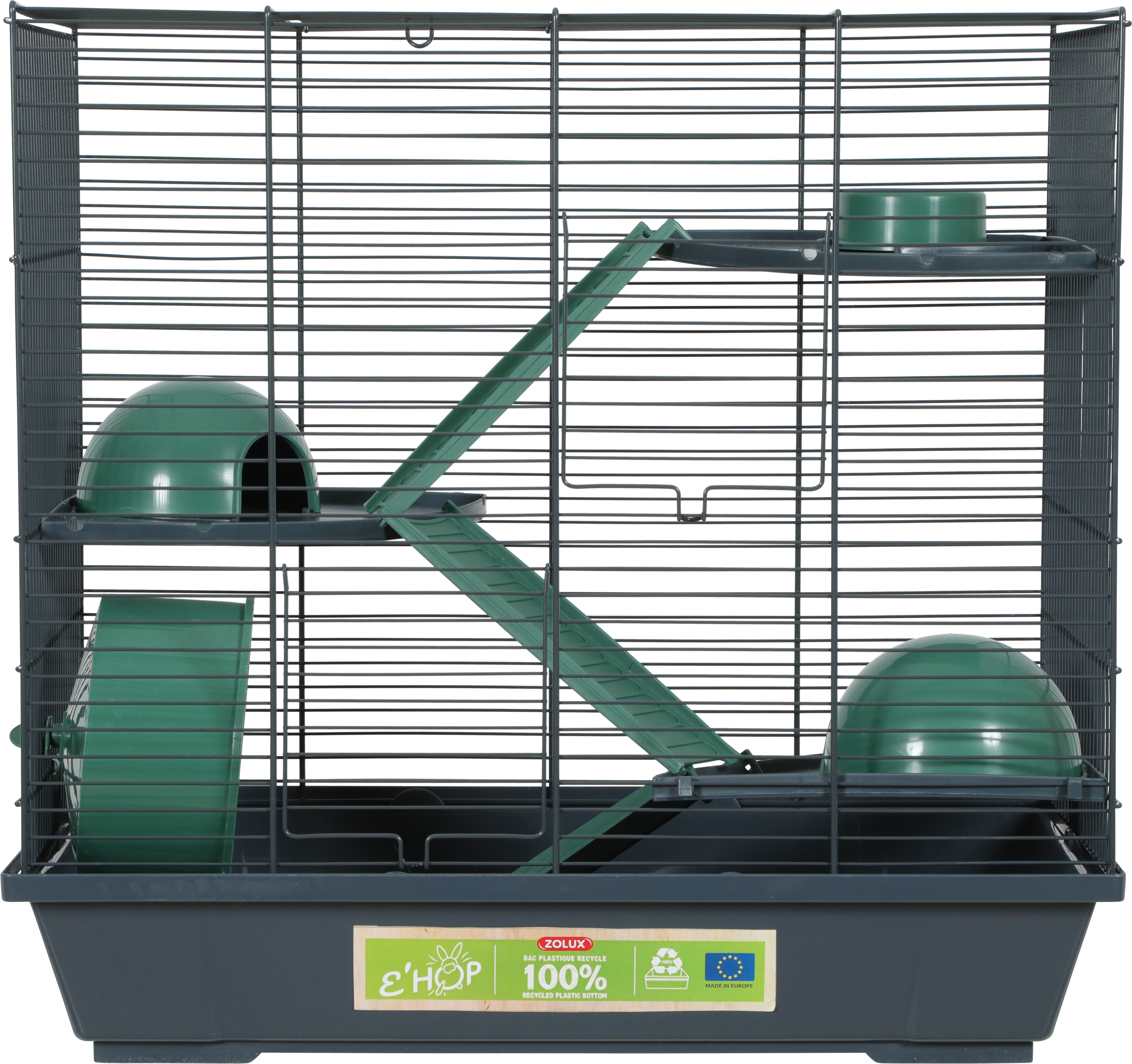 Zolux - Cage ehop hamster 50 tri vert