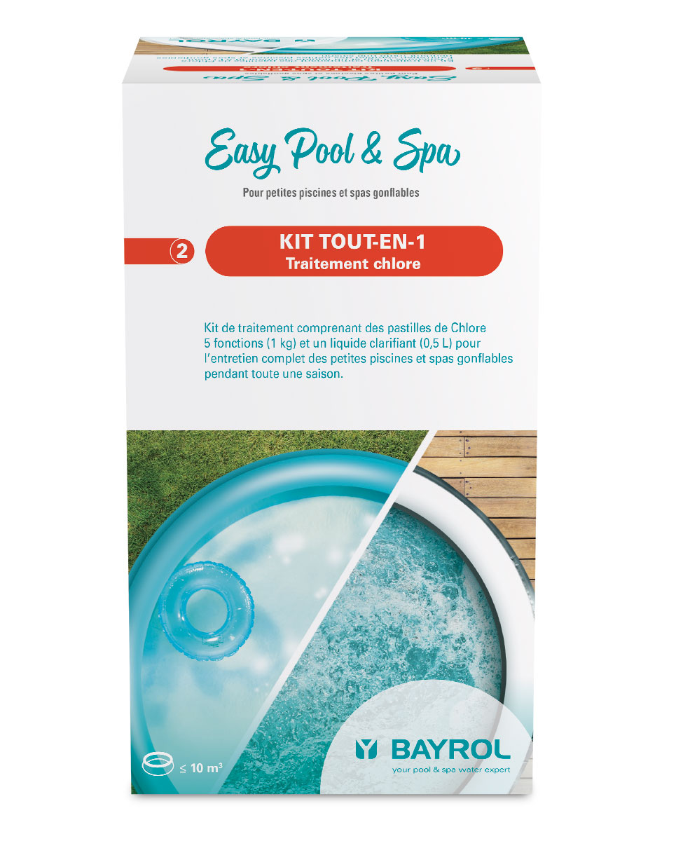 Easy Pool & Spa - Kit Tout-en-1 Chlore 1,5 kg - Jardiland