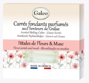 Carres Fondants Fleur De Coton Galeo de Galeo- Parfums-Savons-aroma