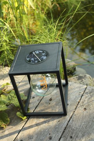 Watt & Home - Lanterne solaire PATIO en métal Ø.20 x H.22 cm - Jardiland
