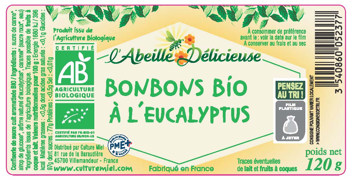 Miel à l'eucalyptus Miel de Chez Nous 300 g