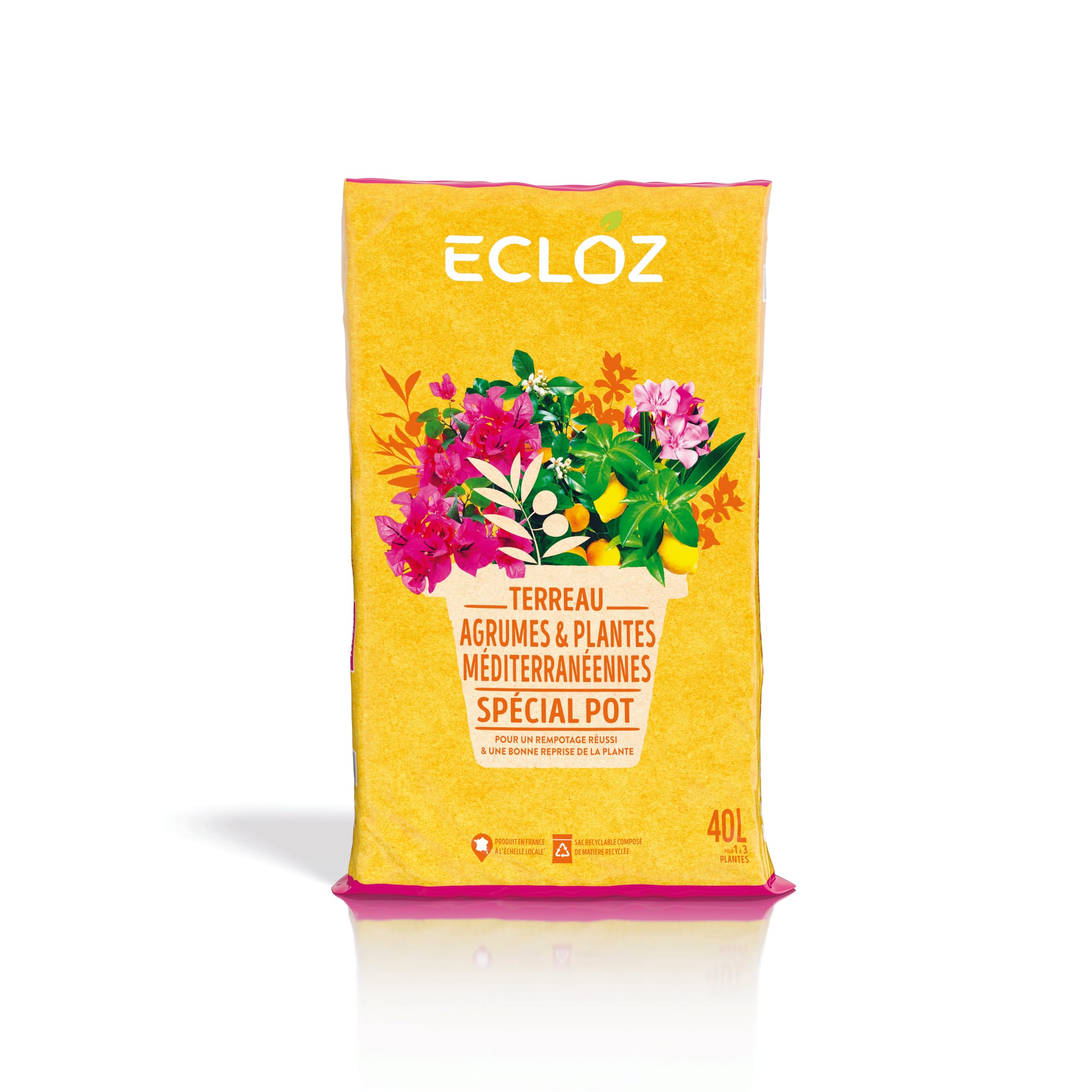 Terreau pour agrumes et plantes méditerranéennes 40 L ECLOZ