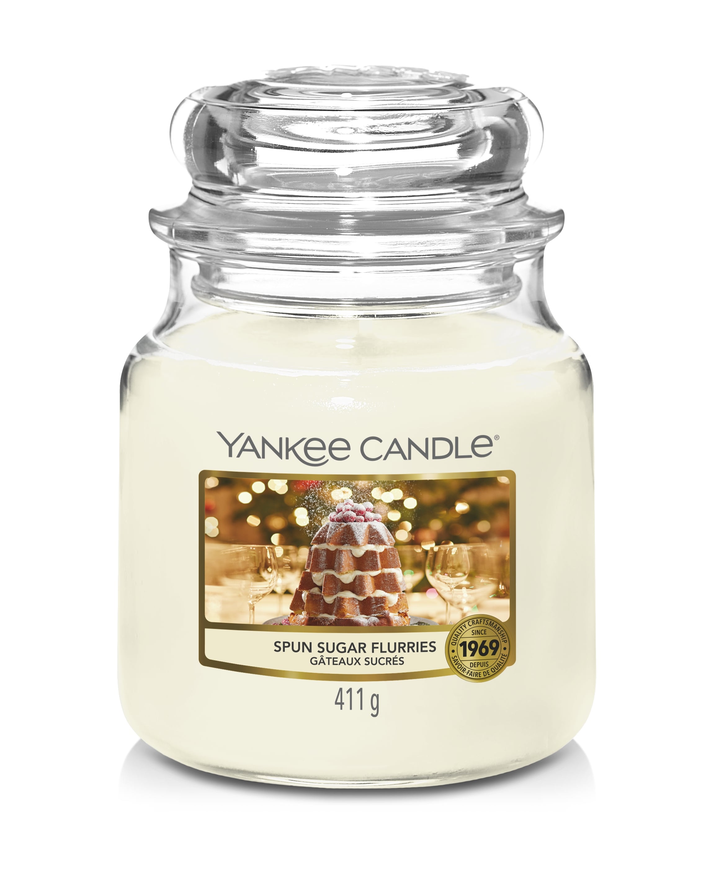 Yankee Candle - Bougie Jarre Moyenne Gâteaux Sucrés - Jardiland