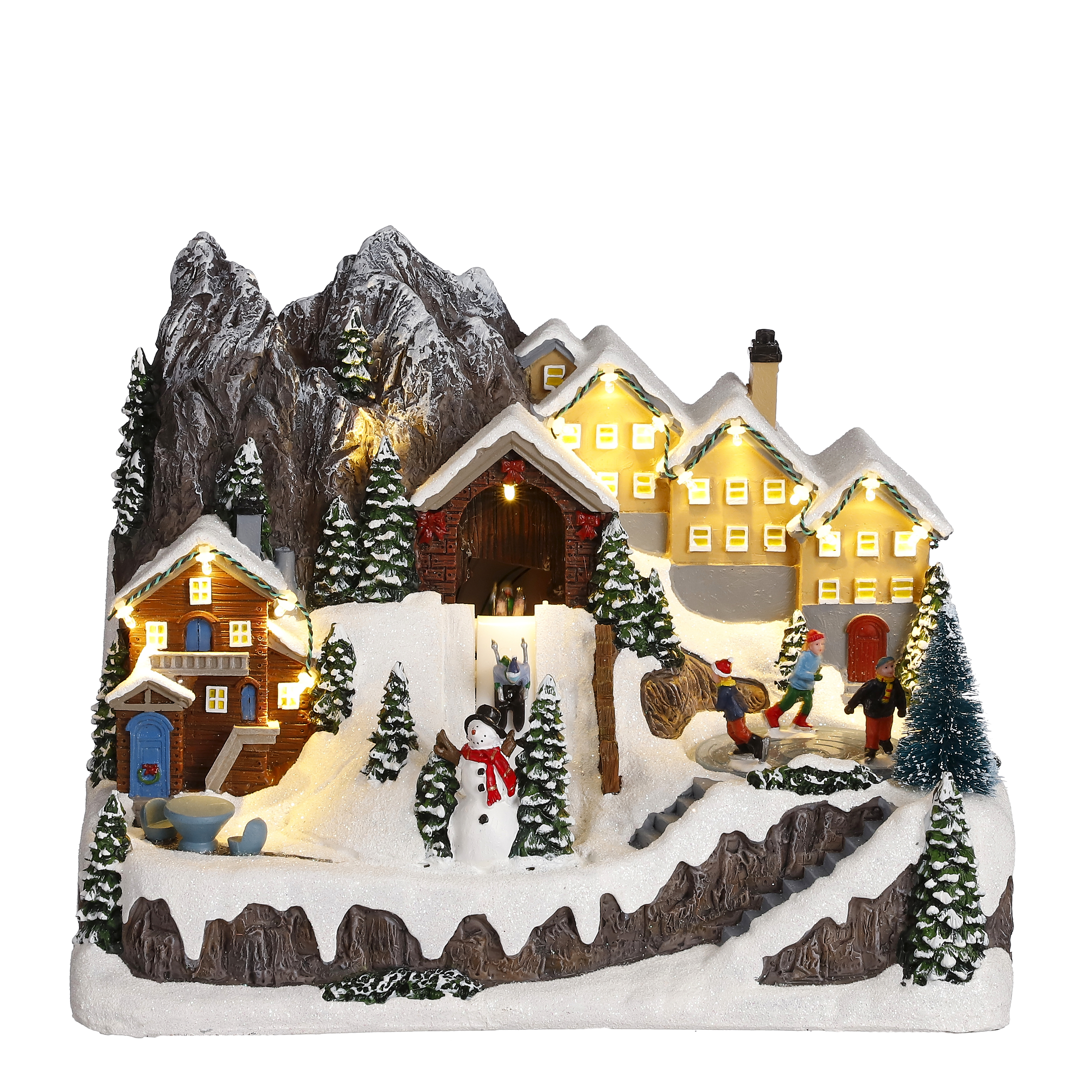 17 Pièces Lutin Farceur de Noel Elfe Miniature Decoration Village