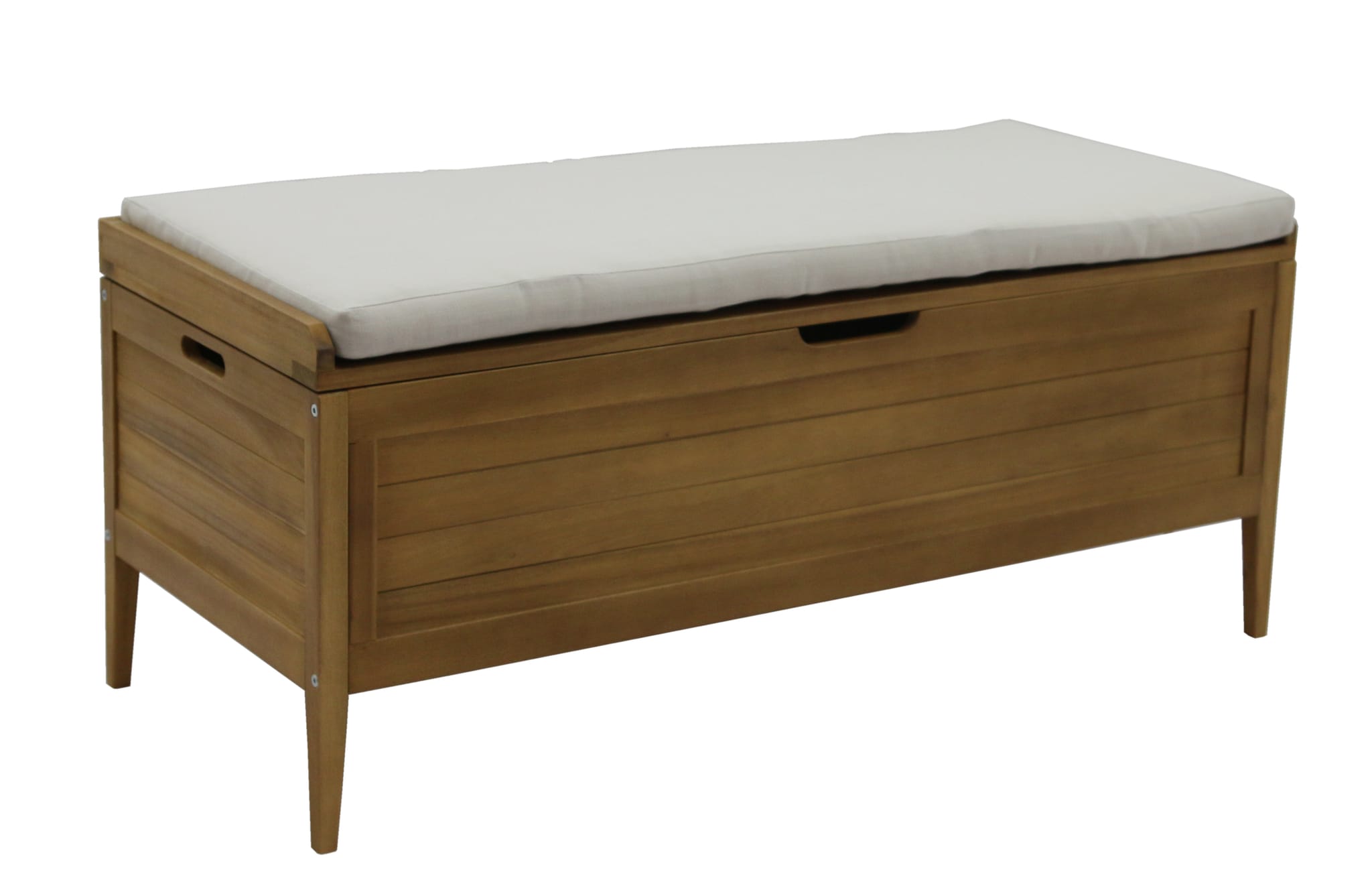 Coffre Banc Camilia en bois L.120 x l.50 x H.50 cm - ECLOZ