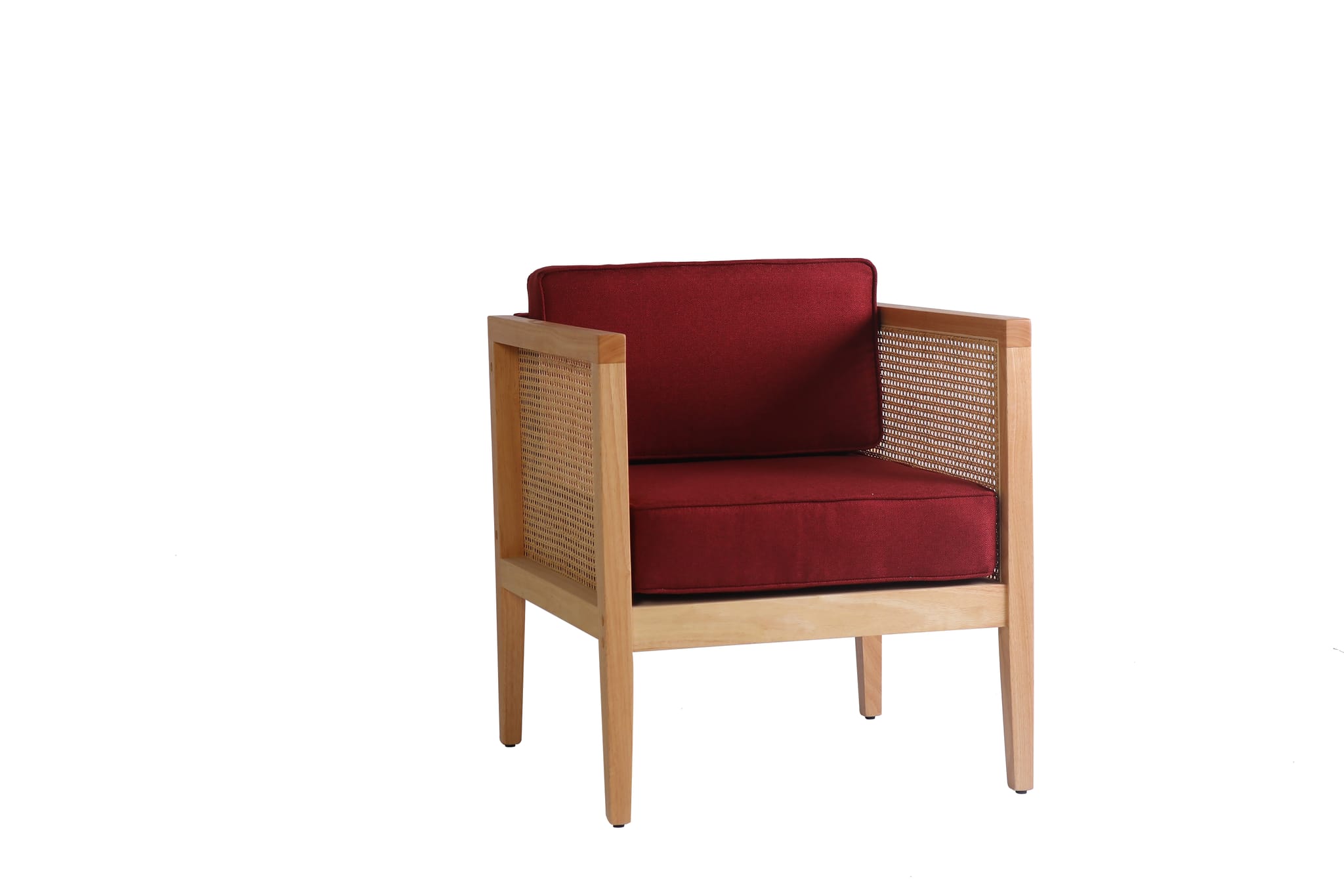 Ecloz - Fauteuil Bordeaux en rotin
