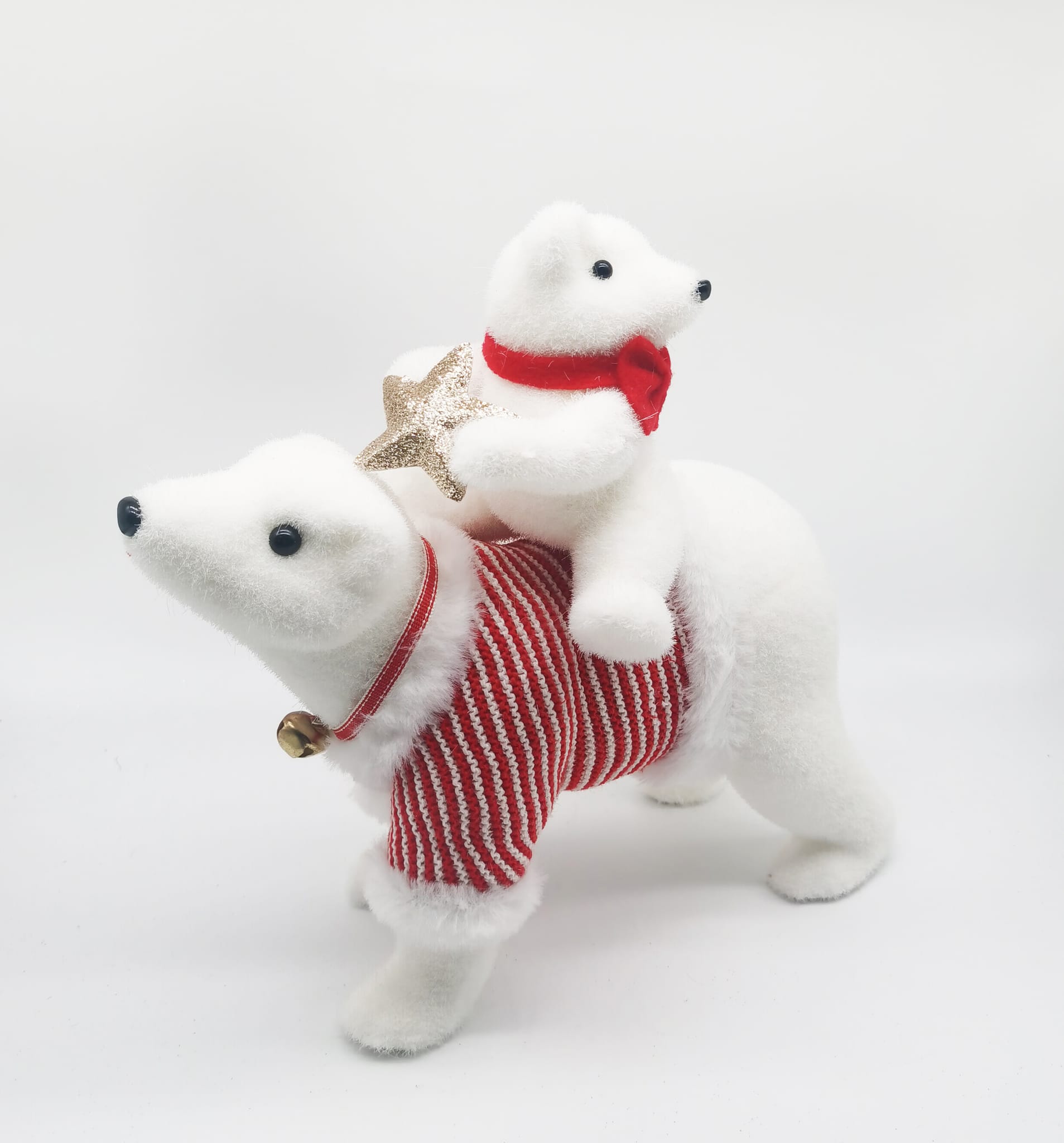 Ours polaire décoratif et son bébé- Ecloz