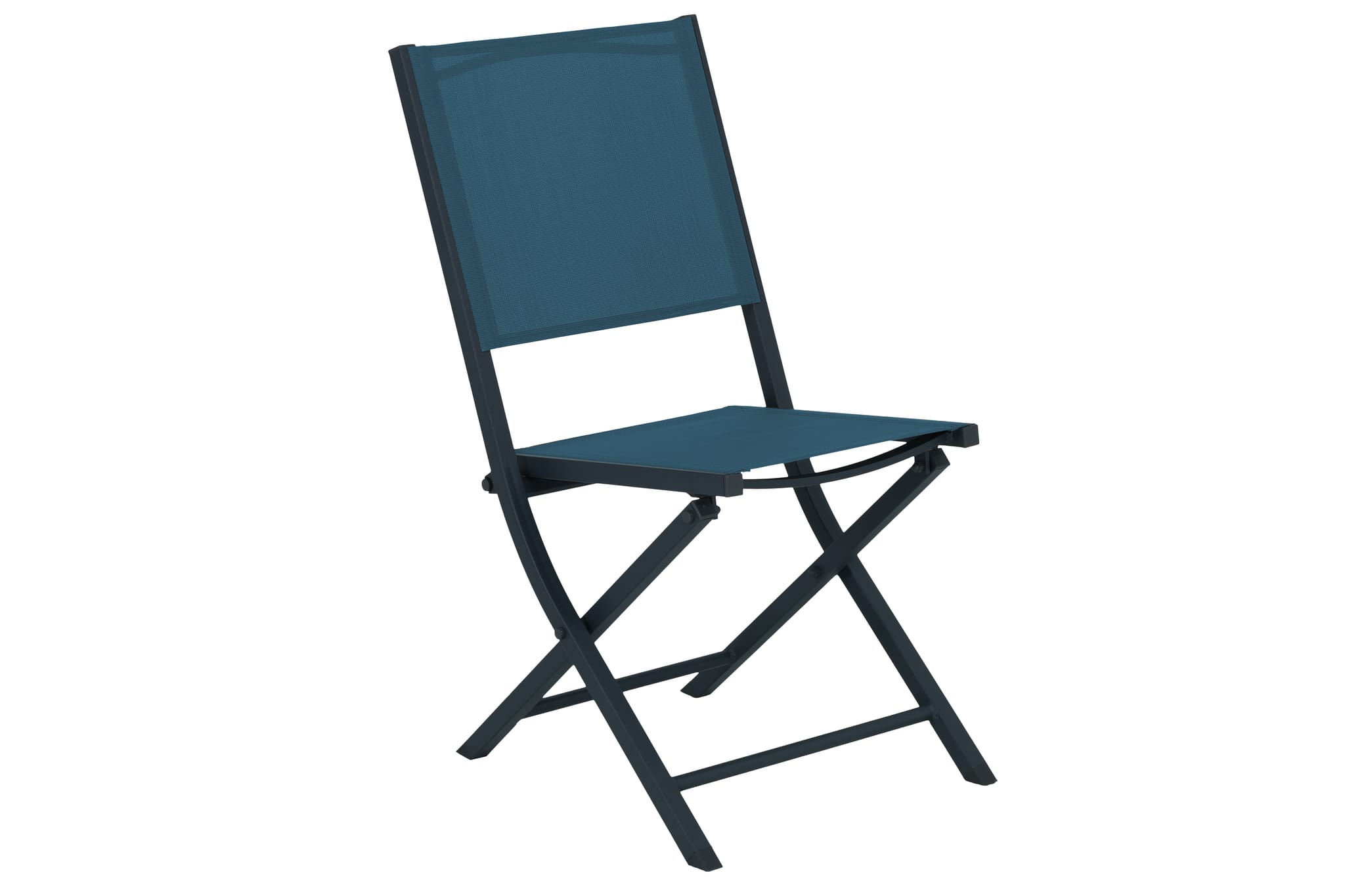 Chaise de jardin alu textilène bleu Dani ECLOZ