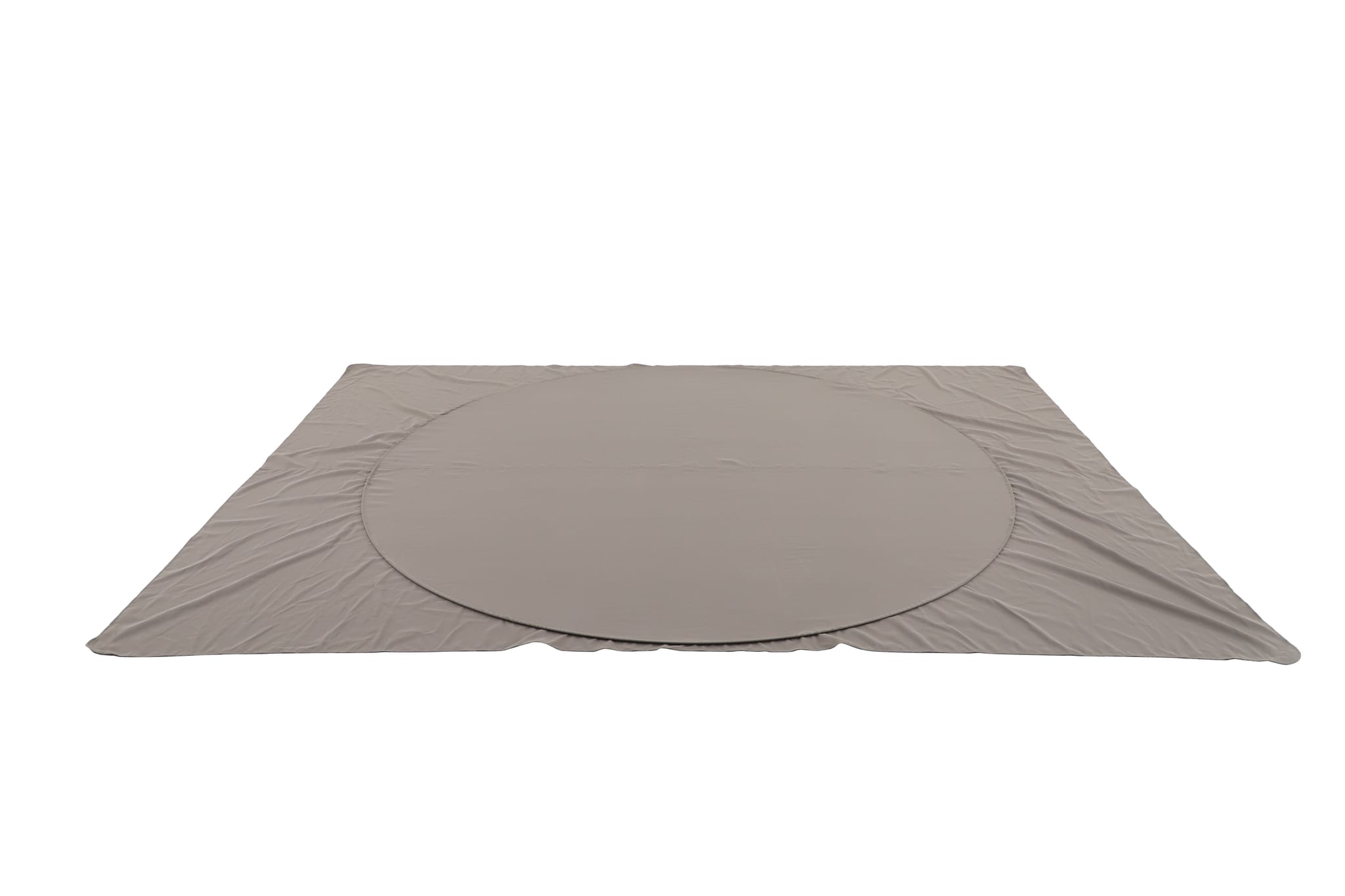Voile d'ombrage imperméable autoporté rectangle polyester kaki 3x4m ECLOZ