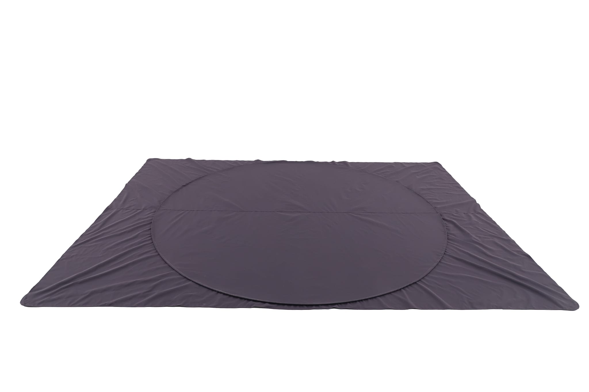 Voile d'ombrage imperméable autoporté rectangle polyester anthracite 3x4m ECLOZ