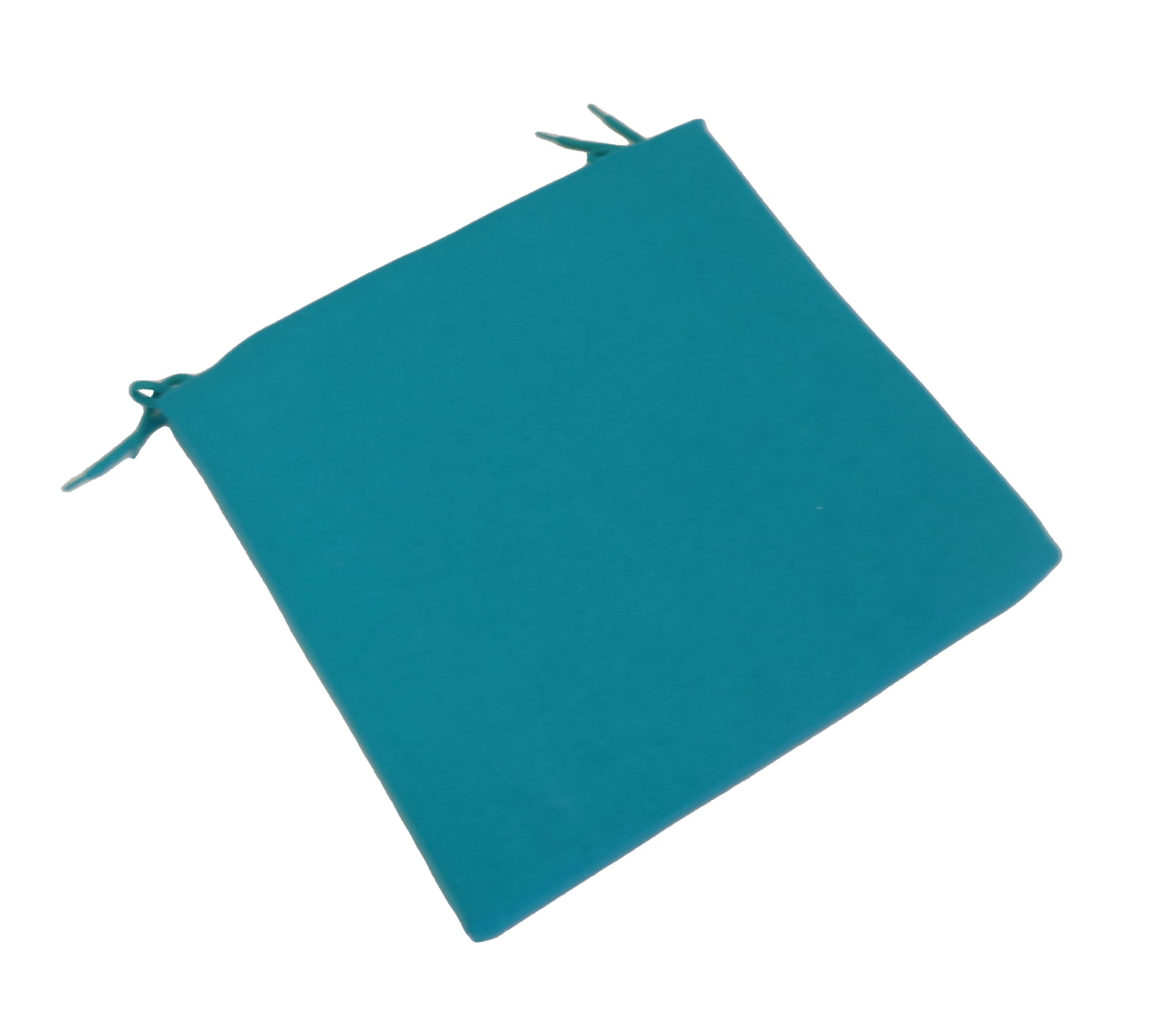 Galette de chaise d'extérieur 38x38cm turquoise ECLOZ