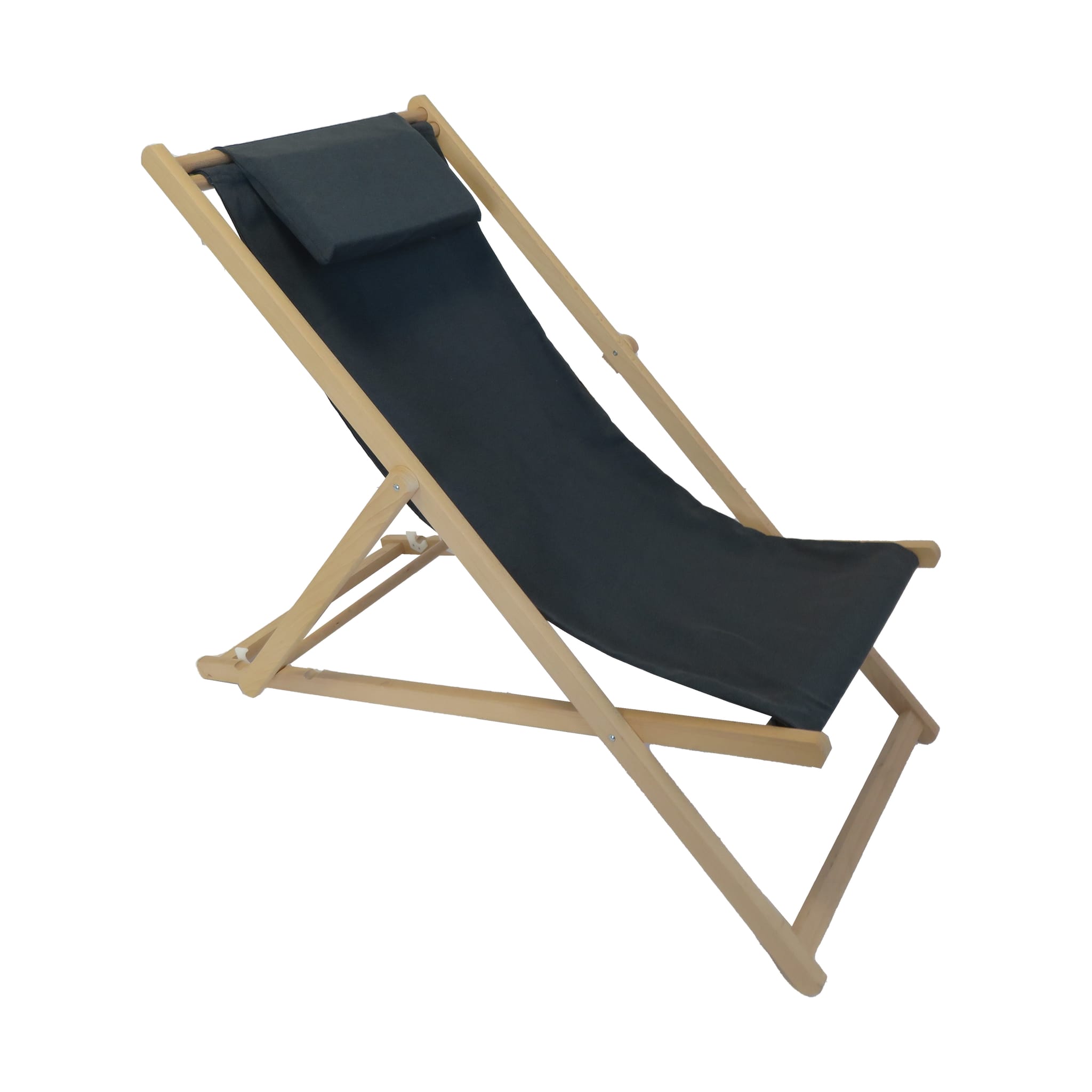 Chilienne amovible avec têtière bois ardoise ECLOZ