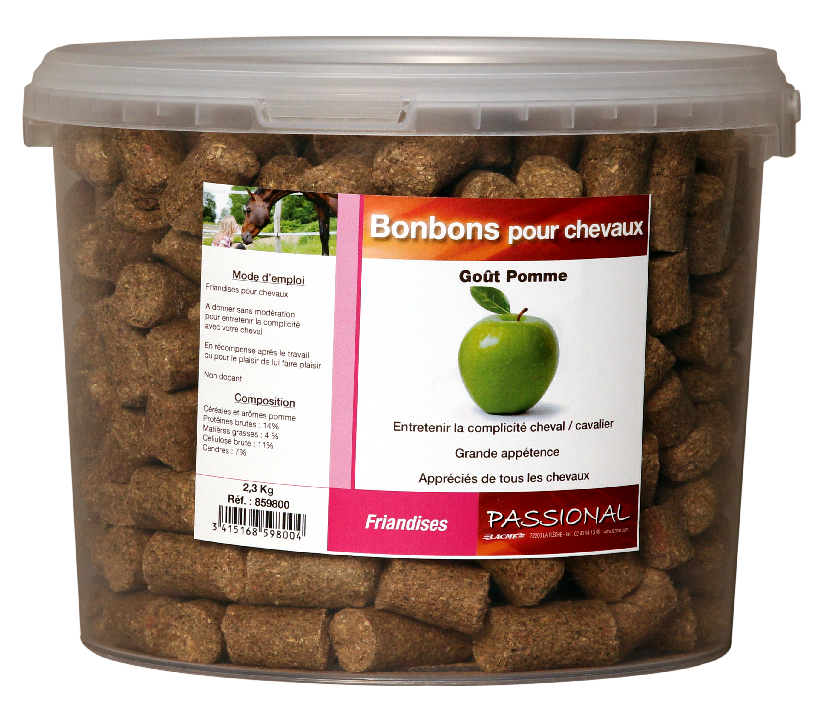 Gourmandine Pomme Bonbons Cheval Alliance Equine