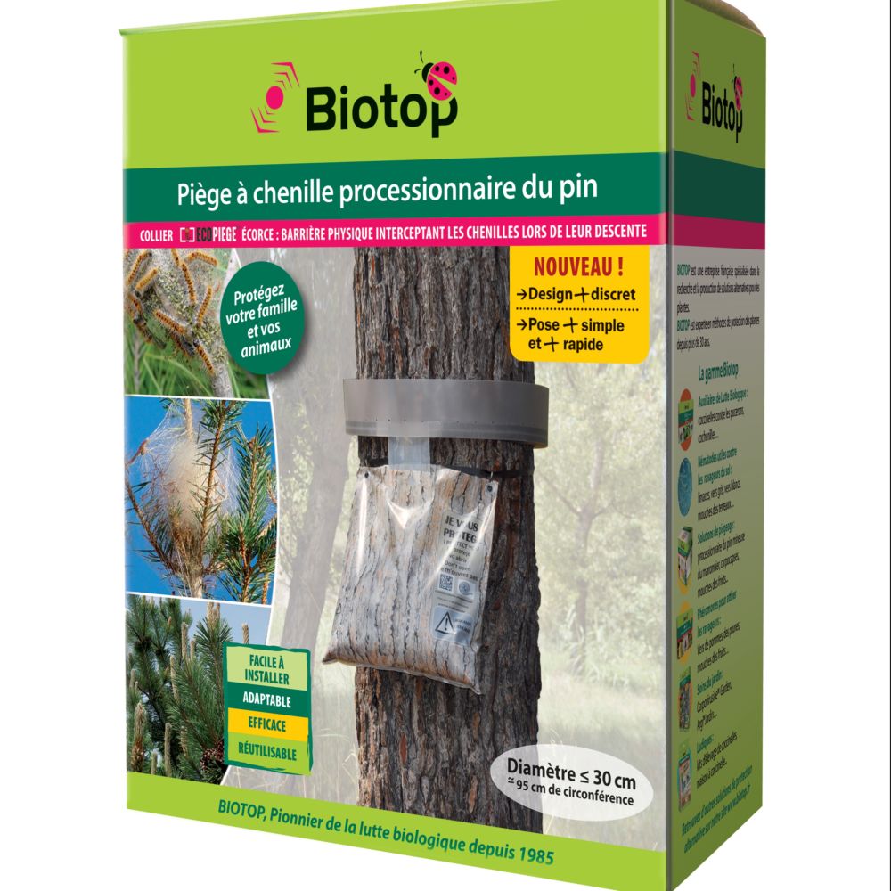 Biotop - Piège chenille process. Pin type Ecorce Ecopiège 30 cm - Gamm vert
