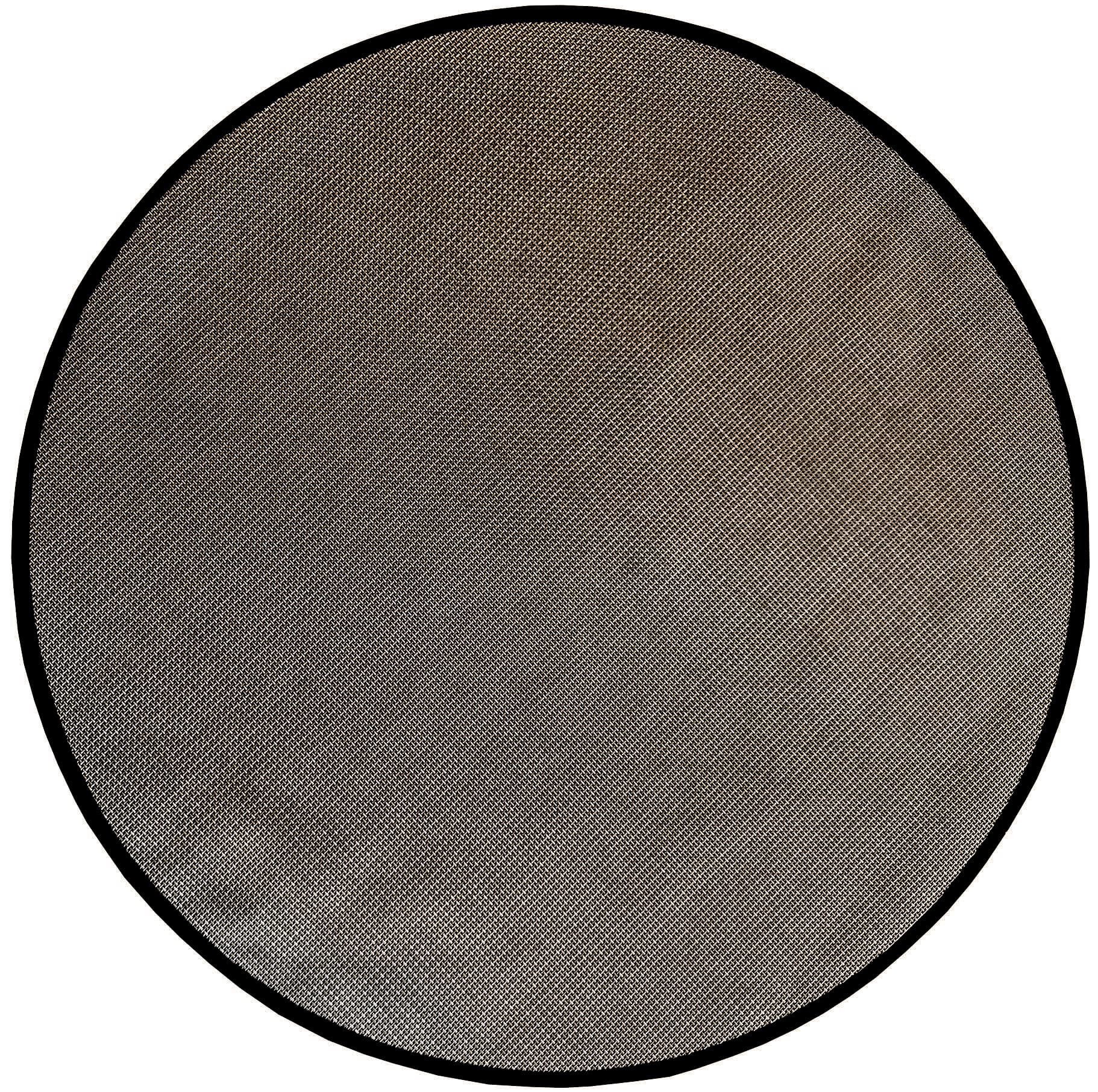 Tapis barbecue rond noir Ø 110 cm - ECLOZ