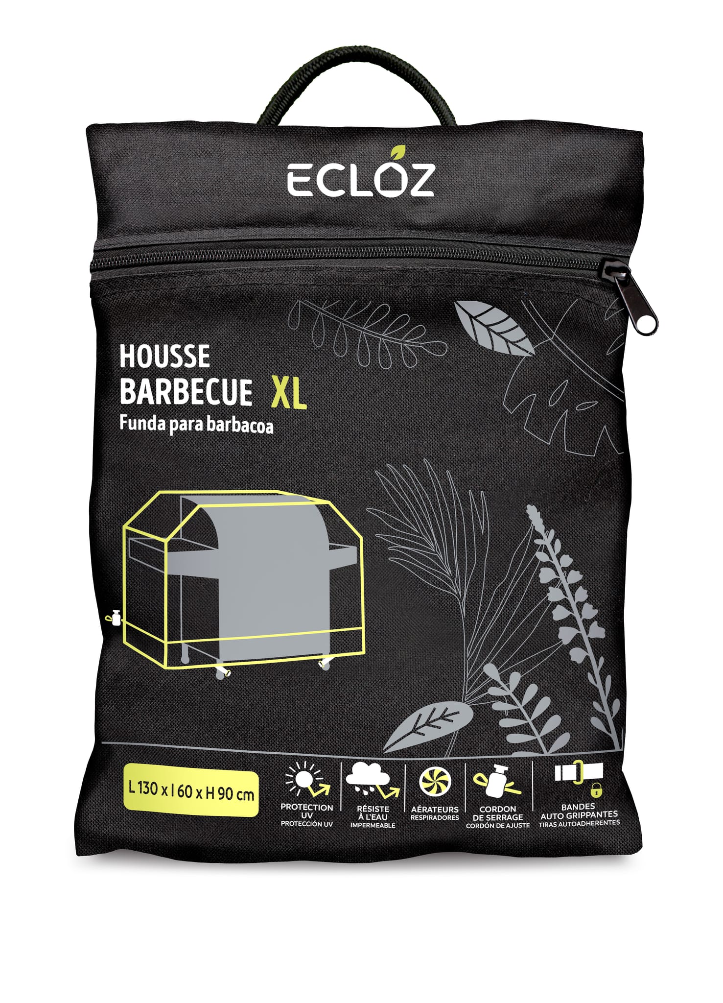 Housse BBQ rectangulaire taille XL - ECLOZ