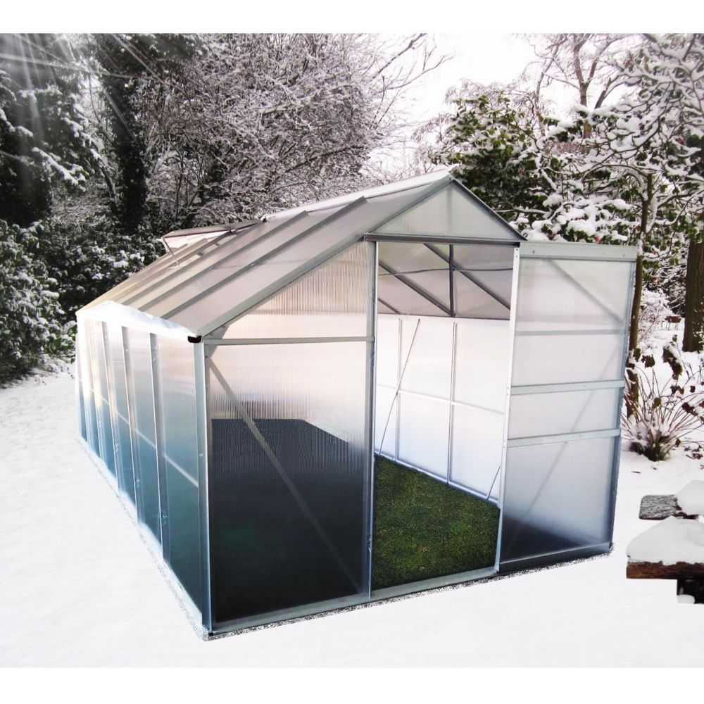 Chalet & Jardin Serre polycarbonate diamant - 8,2 m2